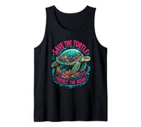 Save the Turtles Save the Ocean Environmental Care Awareness Tank Top