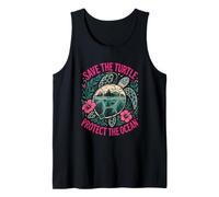 Save the Turtles Save the Ocean Environmental Care Awareness Tank Top