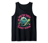 Save the Turtles Save the Ocean Environmental Care Awareness Tank Top