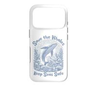 Save the Whales Keep Seas Safe Environmental Case for iPhone 17 Pro