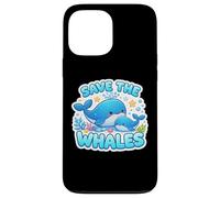 Save The Whales Lover Earth Day Environment Ecology Cute Kid Case for iPhone 13 Pro Max
