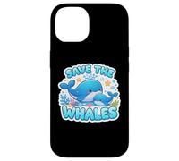 Save The Whales Lover Earth Day Environment Ecology Cute Kid Case for iPhone 14