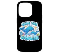 Save The Whales Lover Earth Day Environment Ecology Cute Kid Case for iPhone 14 Pro