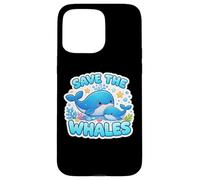Save The Whales Lover Earth Day Environment Ecology Cute Kid Case for iPhone 15 Pro Max