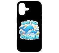 Save The Whales Lover Earth Day Environment Ecology Cute Kid Case for iPhone 17