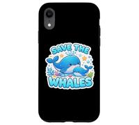 Save The Whales Lover Earth Day Environment Ecology Cute Kid Case for iPhone XR