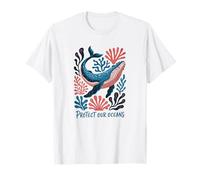 Save the Whales Marine Biology Environment Nature Conservation T-Shirt