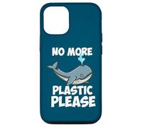 Save The Whales No More Plastic Please Blue Whale Case for iPhone 12/12 Pro