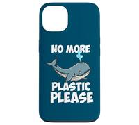 Save The Whales No More Plastic Please Blue Whale Case for iPhone 13