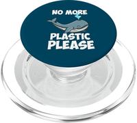 Save The Whales No More Plastic Please Blue Whale PopSockets PopGrip for MagSafe