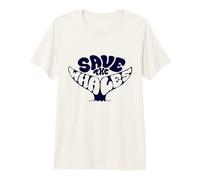 Save The Whales Vintage Retro Environmentalist Premium T-Shirt