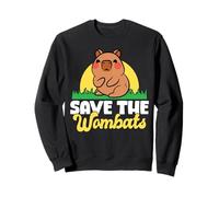 Save The Wombats Funny Animal Lover Cute Marsupial Sweatshirt