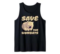 Save The Wombats Stop Australian Bushfires Fire Animals Tank Top