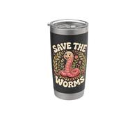 Save the Worms Farming Compost Stainless Steel Insulated Tumbler