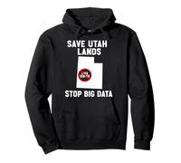 Save Utah Lands Stop Big Data Anti Data Center Protest Pullover Hoodie