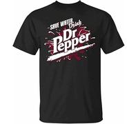 Save Water Drink Dr. Pepper Men's T-Shirt Black Tee