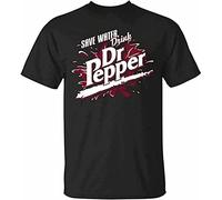Save Water Drink Dr. Pepper Men's T-Shirt Black Tee