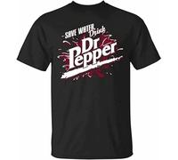 Save Water Drink Dr. Pepper Men's T-Shirt Black Tee S