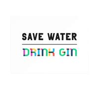 Save Water, Drink Gin Chopping Board