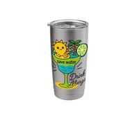 Save Water Drink Margs Tropical Cocktail Stainless Steel Insulated Tumbler