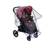 Savealot Stroller Rain Cover with Large See-Through Window, Waterproof Zipper & All-Weather Protection - Windproof, Waterproof, and Dustproof Baby Stroller Shield. (L)