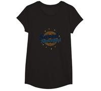 Saved and Sanctified: Inspirational Christian Faith Gift T-Shirt, Girls, Black, Large