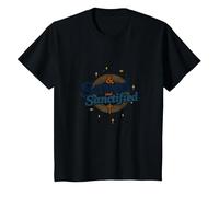 Saved and Sanctified: Inspirational Christian Faith Gift T-Shirt, Kids, Black, 2 Years