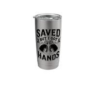Saved But I Got Hands Boxing Fight Boxer Fighter Stainless Steel Insulated Tumbler