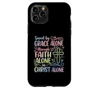Saved by Grace Alone Solas for Christian Women Case for iPhone 11 Pro