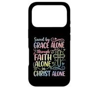 Saved by Grace Alone Solas for Christian Women Case for iPhone 17 Pro