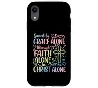 Saved by Grace Alone Solas for Christian Women Case for iPhone XR