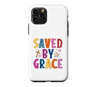Saved By Grace Christian Faith Cross Design Case for iPhone 11 Pro