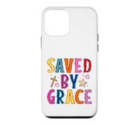 Saved By Grace Christian Faith Cross Design Case for iPhone 12 mini
