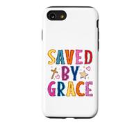Saved By Grace Christian Faith Cross Design Case for iPhone SE (2020) / 7/8