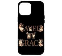 Saved By Grace Christian Floral Faith Jesus Worship God Case for iPhone 12 Pro Max