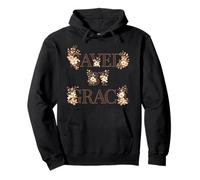 Saved By Grace Christian Floral Faith Jesus Worship God Pullover Hoodie