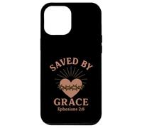 Saved By Grace Ephesians 2:8 Bible Verse Christian Case for iPhone 12 Pro Max