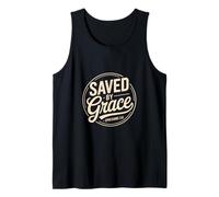Saved by Grace Ephesians 2 8 Christian Scripture Bible Tank Top