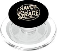 Saved By Grace Ephesians 2 8 Christian Scripture PopSockets PopGrip for MagSafe