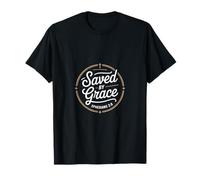 Saved by Grace Ephesians 2 8 Christian Scripture T-Shirt