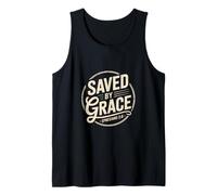 Saved by Grace Ephesians 2 8 Christian Scripture Tank Top