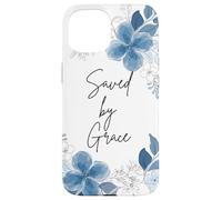 Saved by Grace Floral Christian Case for iPhone 15