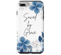 Saved by Grace Floral Christian Case for iPhone 7 Plus/8 Plus