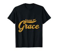 Saved By Grace - Religious Christian Faith & Hope - Cutlass Value Graphic T-Shirt
