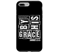 Saved By Grace Romans 3 23 24 Christian Bible Verse Faith Case for iPhone 7 Plus/8 Plus