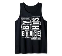 Saved by Grace Romans 3 23 24 Christian Bible Verse Faith Tank Top