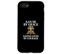Saved by Grace Saving Lives by Courage Firefighter Case for iPhone SE (2020) / 7/8