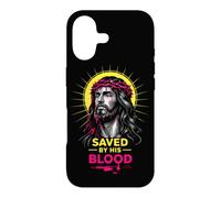 Saved By His Blood Jesus Christ Crown Of Thorns Christian Case for iPhone 17