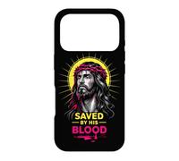 Saved By His Blood Jesus Christ Crown Of Thorns Christian Case for iPhone 17 Pro