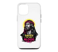 Saved By His Blood Jesus Christ Redemption Modern Faith Art Case for iPhone 12/12 Pro